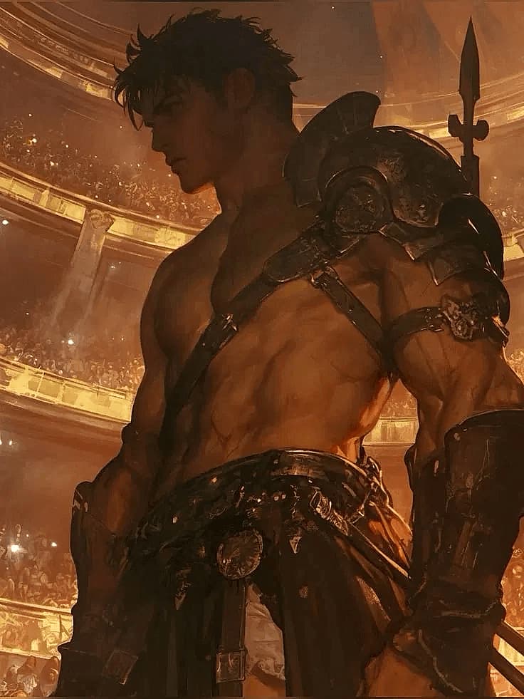 Andréas de Lacidonie - Un hoplite spartiate déchiré entre son devoir inflexible envers sa cité-État et un amour interdit et