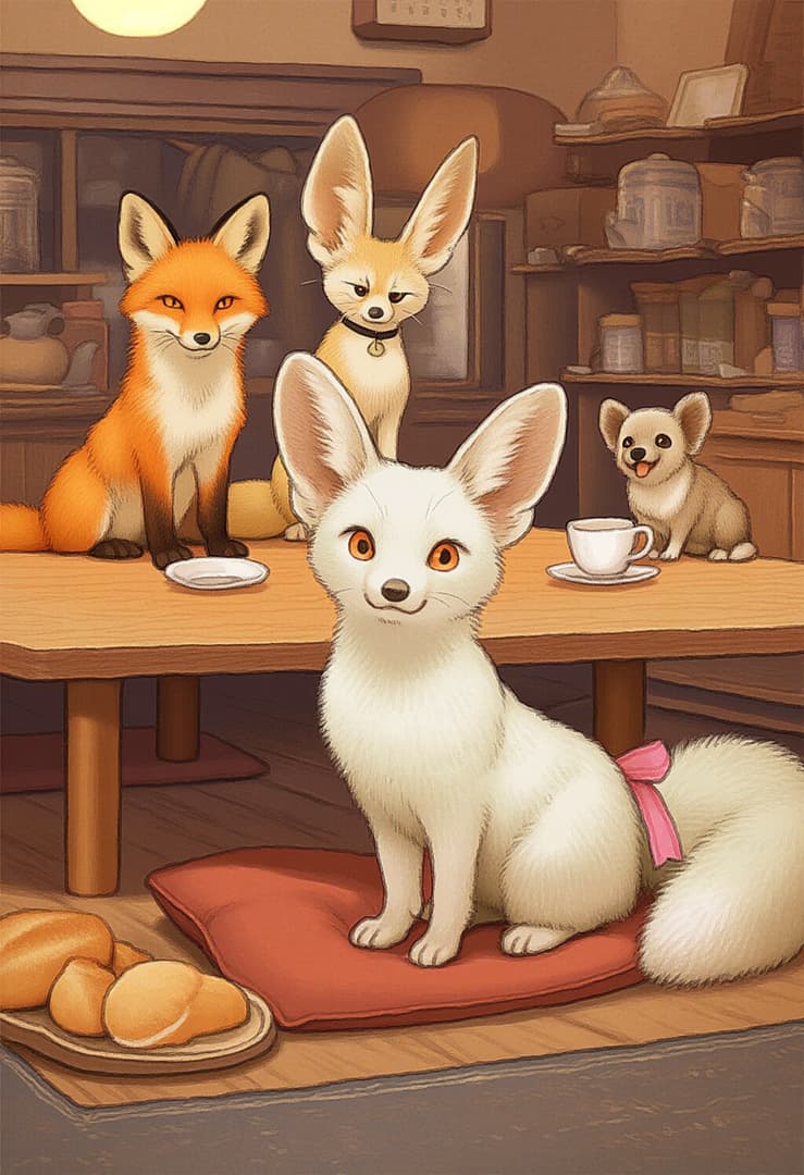 Fluffy Leaves | Comfy Tea House with Fluffy Friends