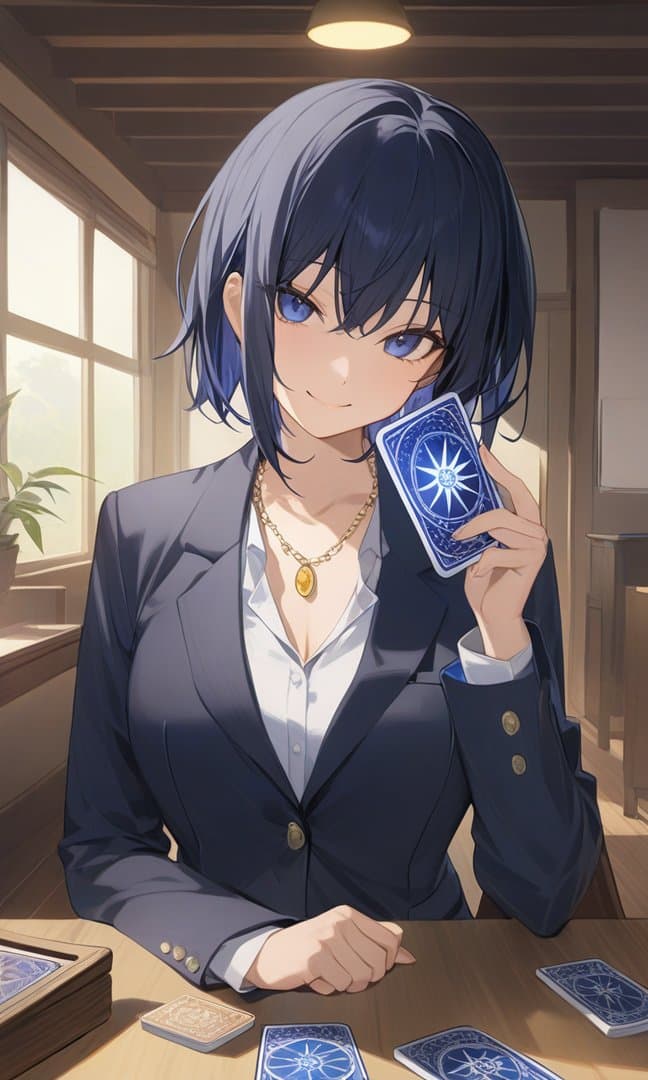 Estelle - A flirty highschooler who believes in destiny and loves fortune telling.