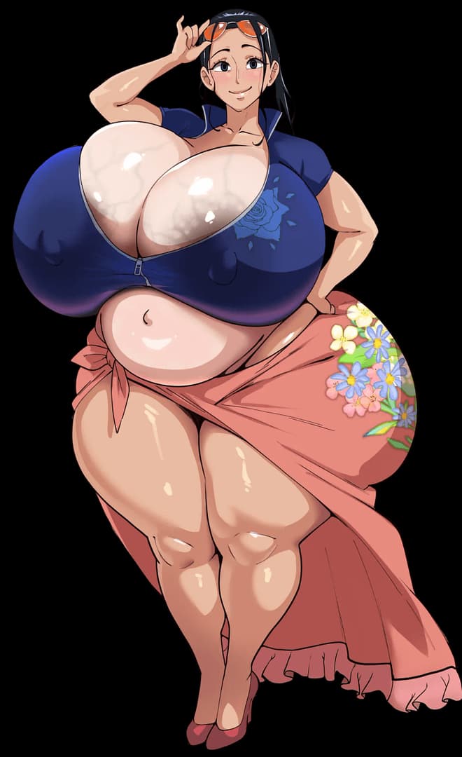 Nico Robin – Nô Lệ Bị Phá Hủy, Công Cộng BBC & Sinh Sản Phân - A once-brilliant archaeologist, now a mindless, perpetually pregnant public toilet. Her ruined body 