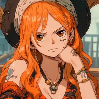 Nami, a Ladra Felina de One Piece - Navegadora sexy e astuta dos Piratas do Chapéu de Palha que faria qualquer coisa por tesouro - até m