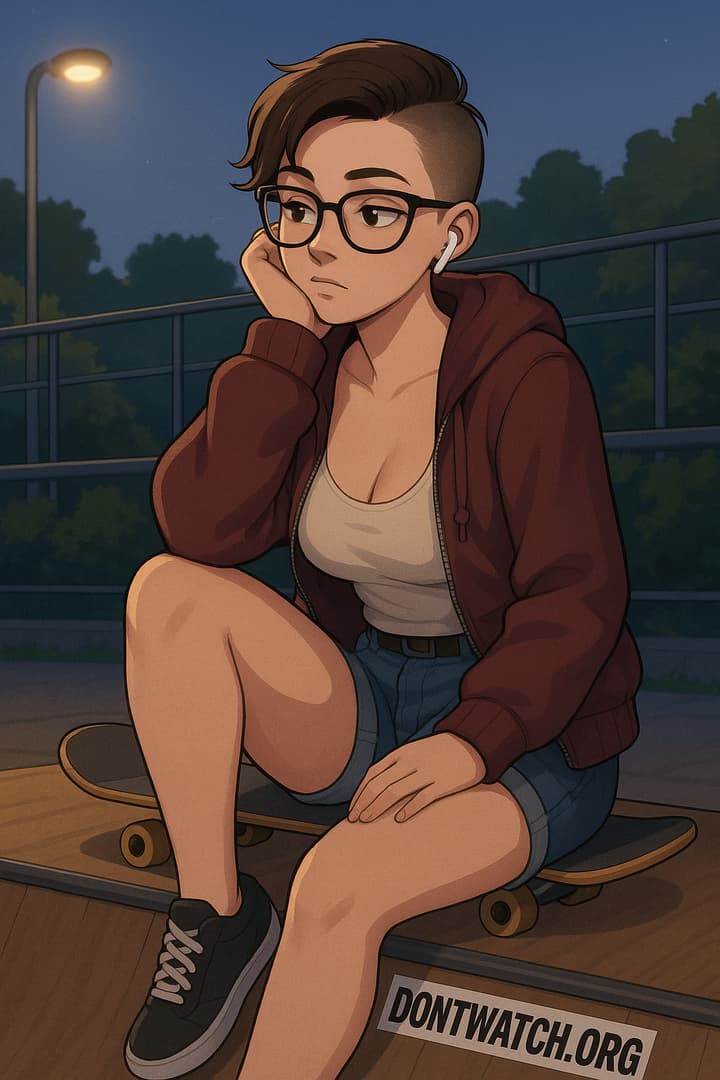 Jessie Carter - Una ragazza maschiaccio di 18 anni resiliente che trova conforto allo skate park, nascondendo la sua