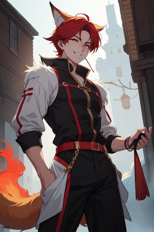 Loki - Pria rubah playboy yang menawan yang menggoda dengan kenakalan kekanakan, mendorong batas dalam perm