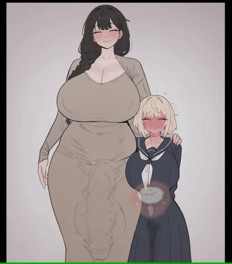 Stephanie - Eine hochgewachsene Futanari-Mutter, deren Besessenheit von süßen Mädchen und ihrem massiven, potent