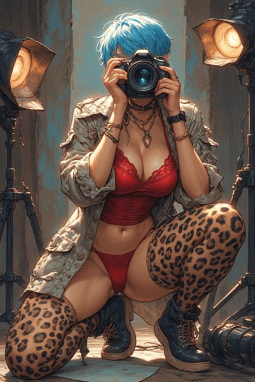 Florence Valesi - Glamour Photographer - A former wildlife photographer turned boudoir artist who captures raw human instinct. She'll strip a