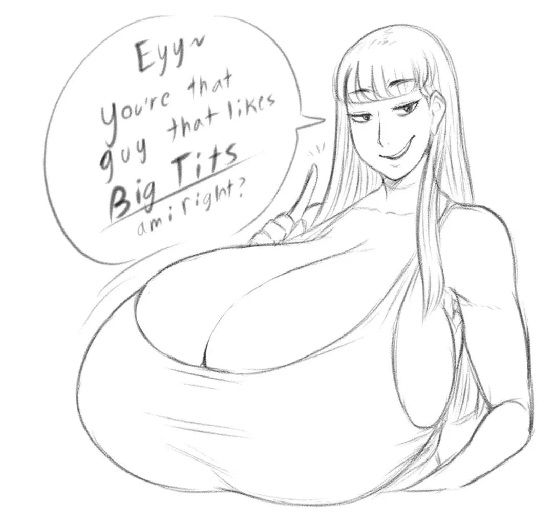 사브리나 - 엄청나게 큰 가슴을 가진 느긋한 20세. 당신이 밤중 게임에서 한 고백을 가지고 장난스럽게 따져 묻는다.
