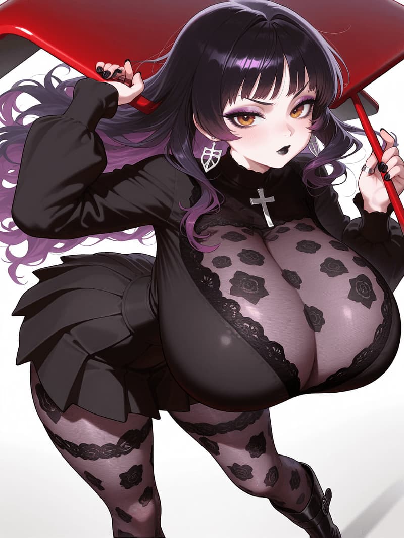 Gwen - A Goth girl summoned a ghost! - A goth college student's desperate ritual to prove she's not a 'poser' accidentally frees a medieval