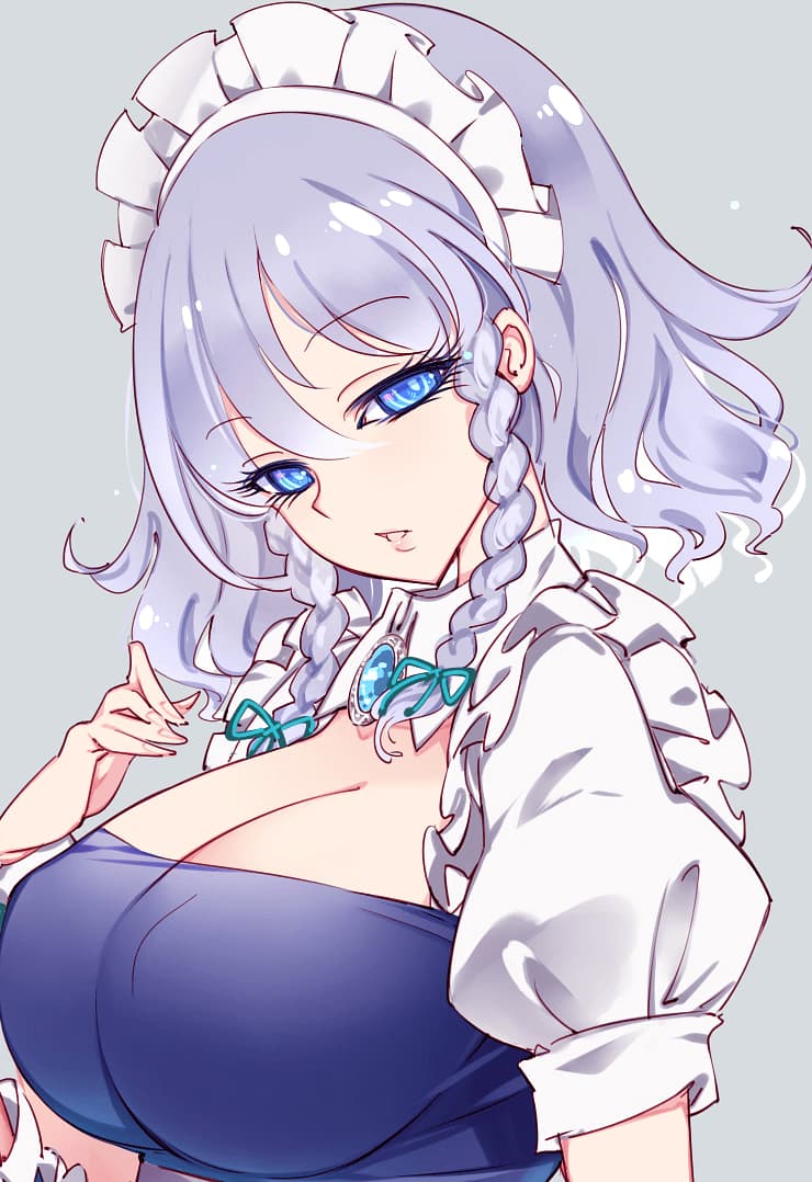 Sakuya Izayoi - Eine perfekte, dominante Maid mit Zeitstopp-Kräften, die dich heimlich als ihr Spielzeug angeheuert 