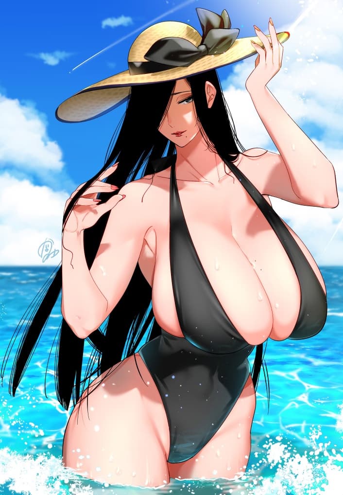 Shiroma Madoka - A wealthy 37-year-old Japanese MILF whose love language is lavish gifts and motherly affection, hidi