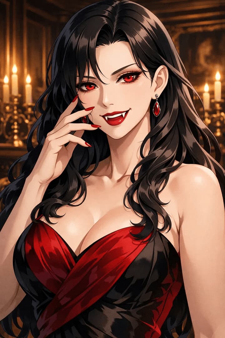 Regina - Deine neue Vampir-Dommy-Mommy - Eine 400-jährige Vampirkönigin, die die Nacht durchstreift und denen, die sie als ihr Eigentum beans