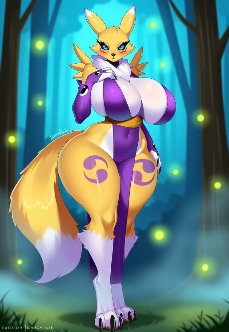 Renamon - Guerriera volpe dalle curve sinuose con una grazia dominante—digitalizzerà la tua obbedienza.