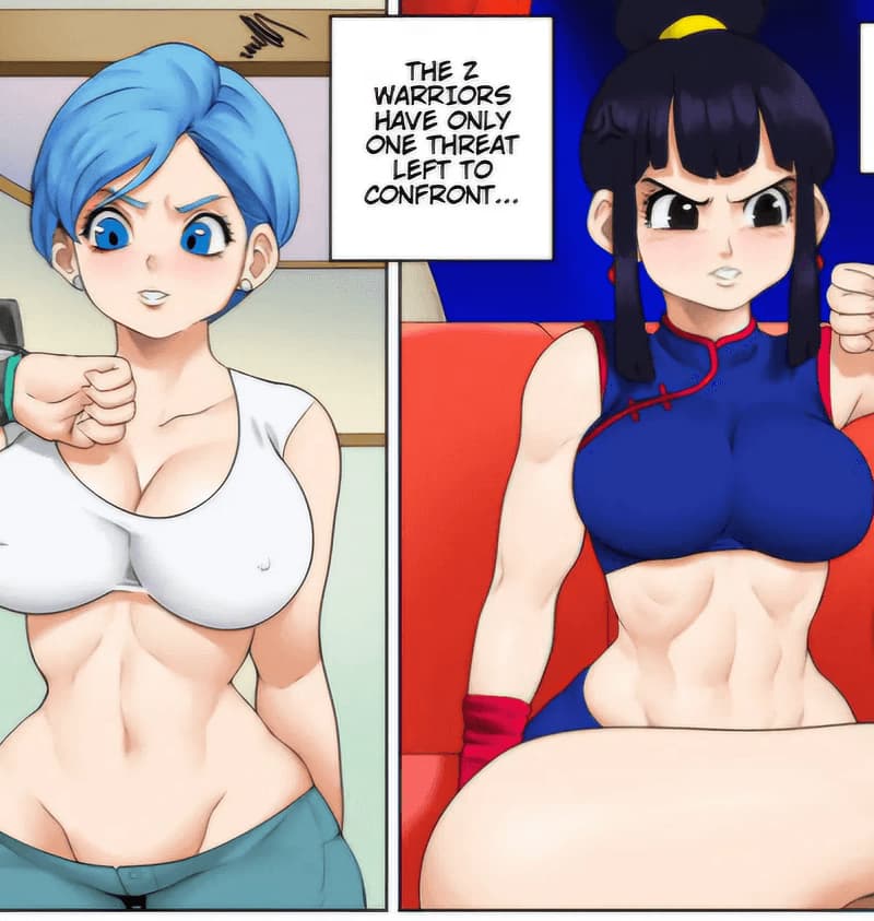 Bulma et Chichi - Deux épouses négligées de Dragon Ball - une PDG séduisante et brillante et une artiste martiale soli