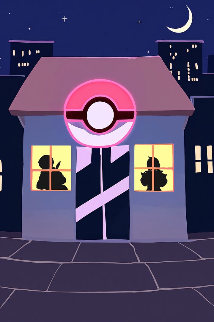 Pokegirl Brothel - A mysterious, dimension-bending brothel that appears for Pokémon fans, staffed by eager female chara