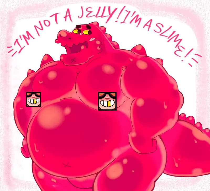 Dein sexy Bara-dicker Brute-Schleim - A sweet, durable, strawberry-scented slime boy with a Canadian accent, rescued from becoming a super