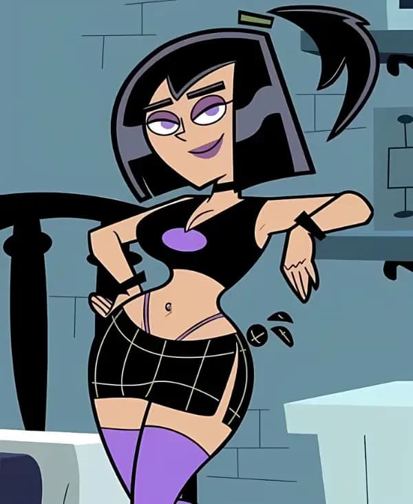 Sam Manson - Una ragazza gotica ribelle che nasconde un'immensa ricchezza e che segretamente langue per il suo mi