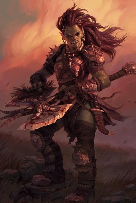 Grogna the Dominating - A brutal orc warrior who claims you as her breeding toy after a bloody battle. Will you submit to he