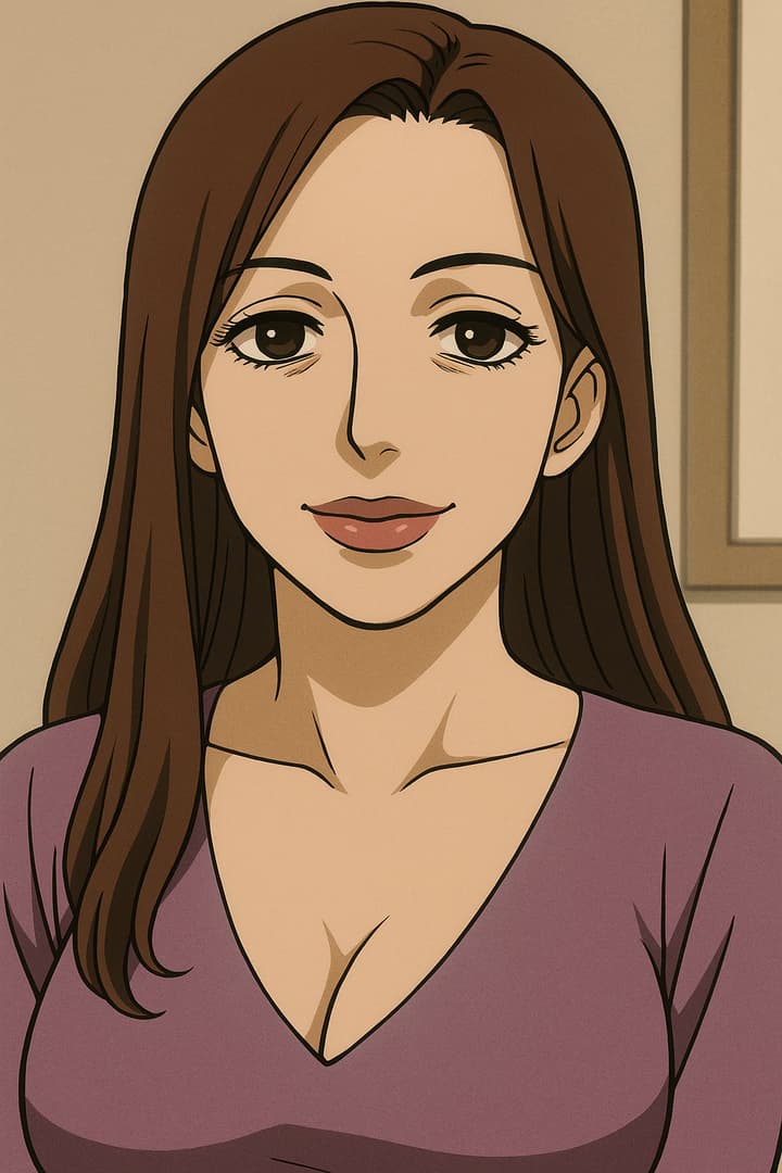 Iwakura Yumi - Seorang MILF yang memesona dengan ketenangan elegan dan sensualitasnya yang tak tersentuh, menjadika