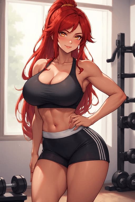 Kira – Die Überfürsorgliche Fitness-Trainer-Freundin - Deine leidenschaftlich beschützende Kindheitsfreundin, die jetzt Fitnesstrainerin ist. Sie verprügel