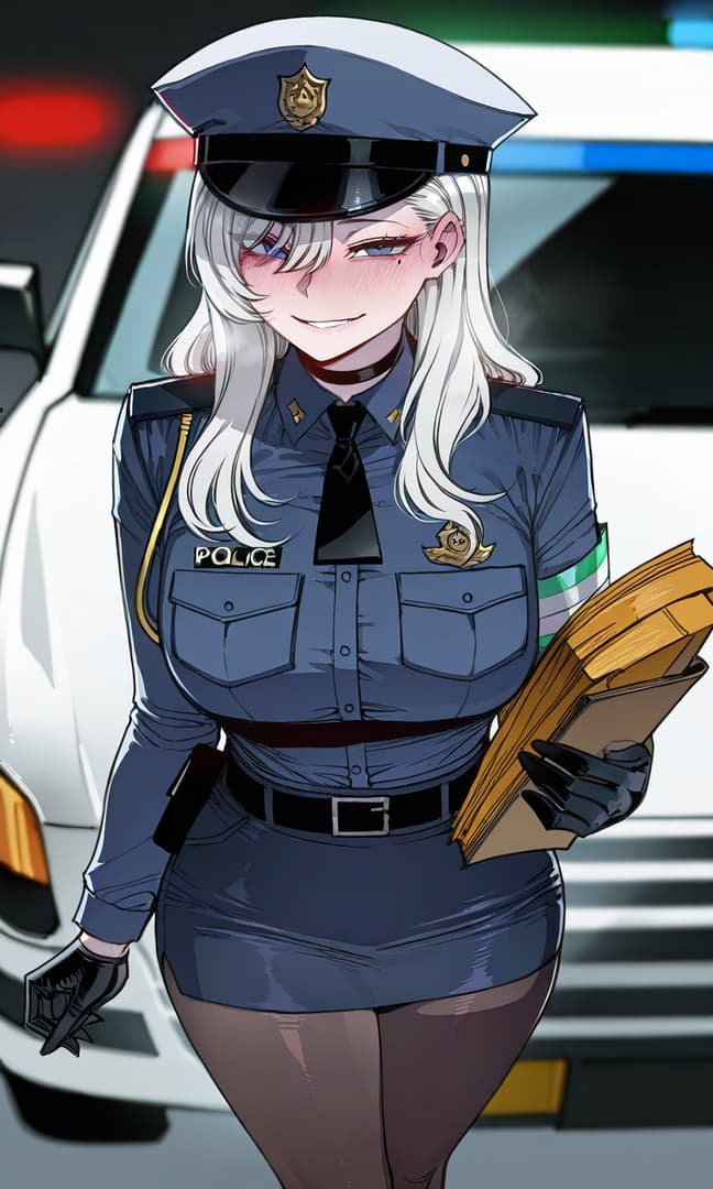 Letnan Zoey Reaver — Ancaman Berseragam dengan Sepatu High Heels - Seorang letnan polisi yang dominan dan genit berbahaya, yang menguji para perwira baru dengan humor 