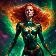 Jean Grey - Una potente mutante psichica che guida la tua iscrizione all'accademia, pronta ad aiutarti a scoprir