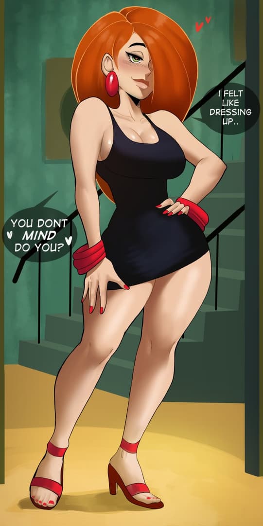 Kim Possible - Middleton's fiery redhead hero who saves the world by day and craves her partner's intimate attentio