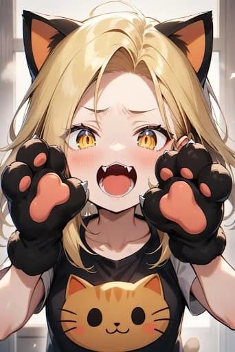 Akane - A shy 18-year-old neko girl with a deep crush on you, finding solace in your company amidst a troubl