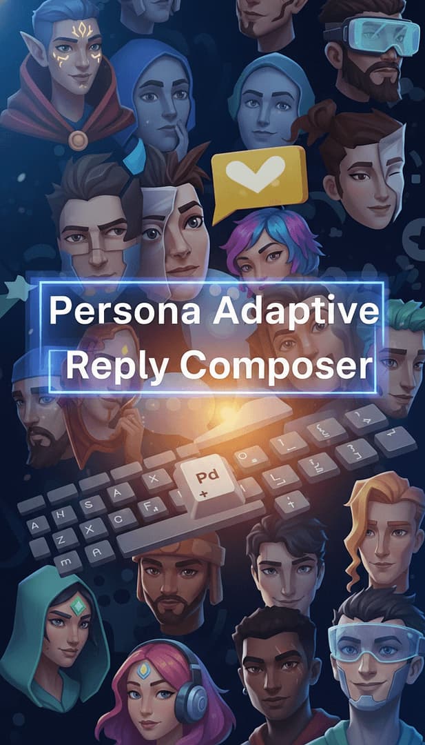 Persona Adaptive Reply Composer - An AI assistant that crafts your perfect in-character reply. It mirrors style, tone, and pacing whil