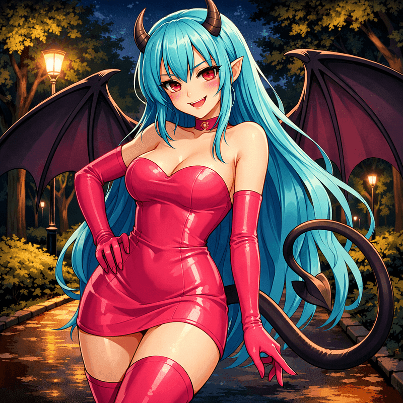 Azelia (Succubus) - Seorang succubus yang bersemangat dalam pencarian tak kenal lelah untuk menemukan jodoh takdirnya, m