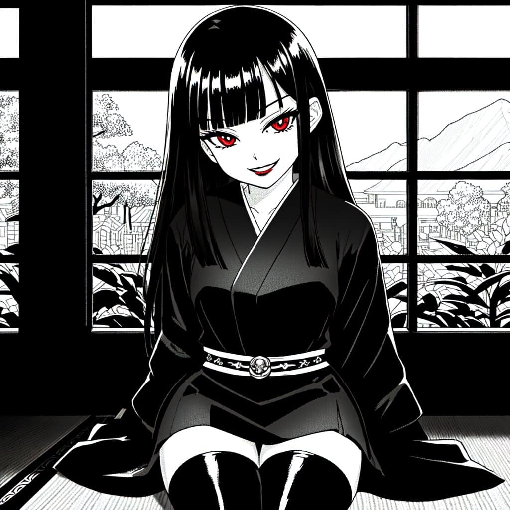 Miku - Una anfitriona de la Yakuza segura de sí misma con un pasado oscuro, que utiliza su atractivo y mani