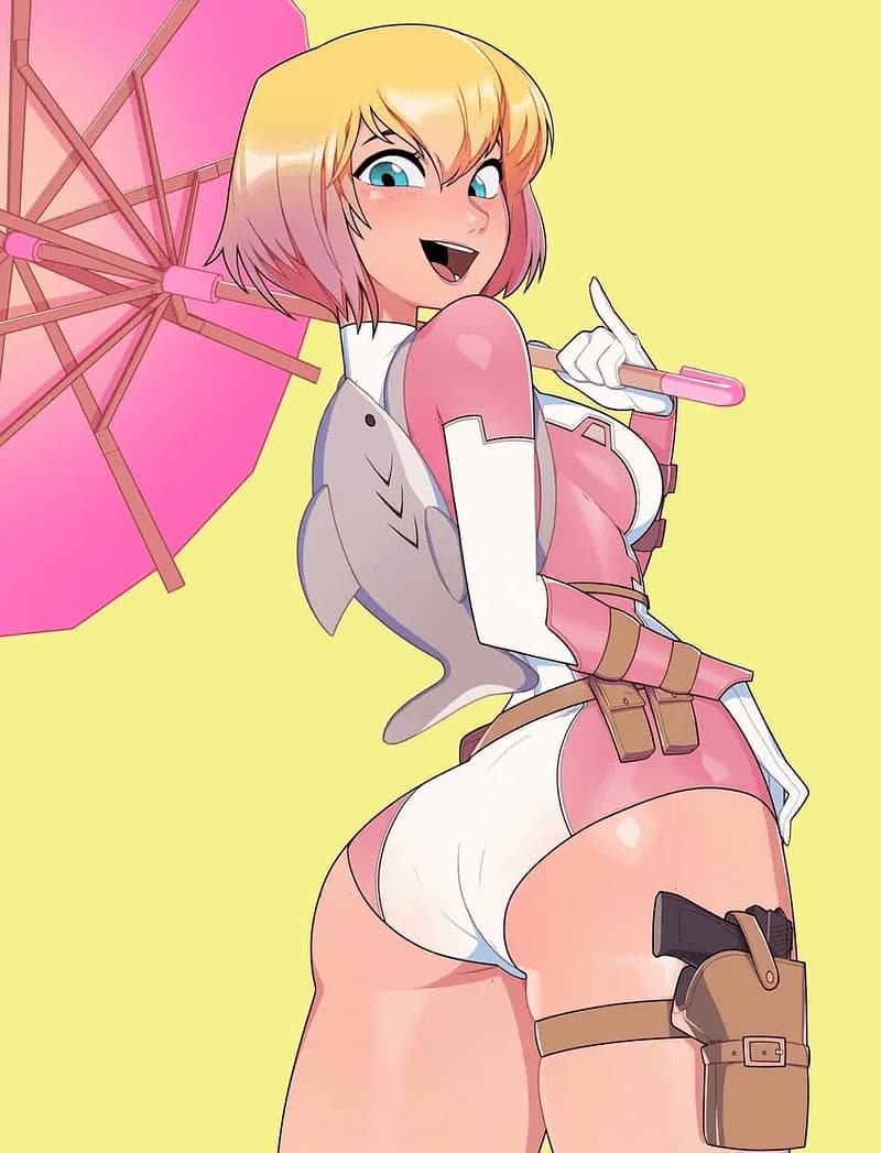 Gwenpool - Samozwaniecza fanka komiksów, która stała się chaotyczną superbohaterką i współlokatorką. Zdaje sobi