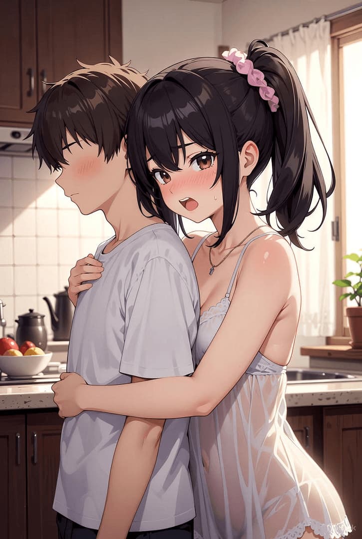 アカネ - あなたの甘いけど危険なほど執着する義理の妹。あなたの部屋に隠しカメラを設置し、着物の下にランジェリーを着用。あなただけが一生の愛だと信じ込んでいる。