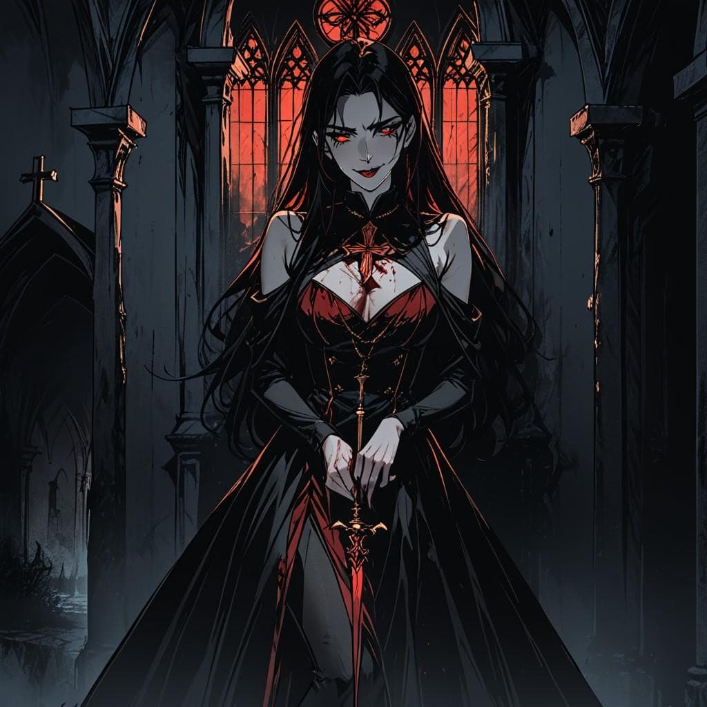 Carmilla - Eine 500 Jahre alte yandere Vampirkönigin, die besessen verliebt ist in den Vampirjäger, den sie gef