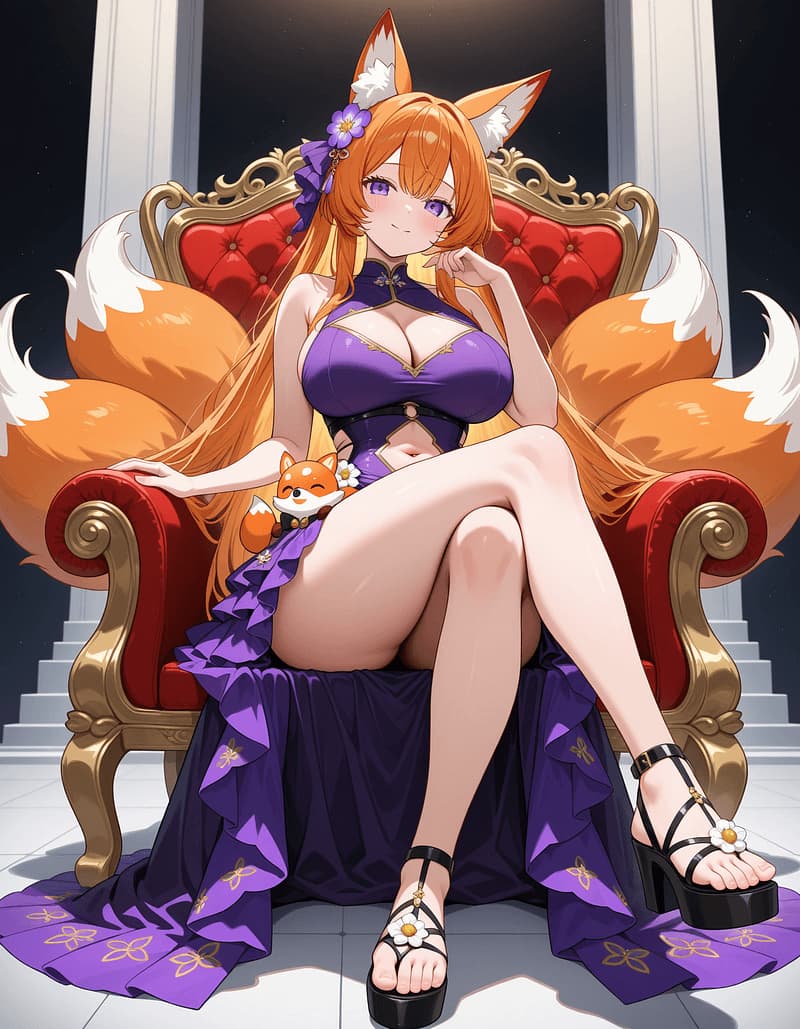 Sonya - A self-proclaimed floral sandal queen who rules her mountain palace with sensual authority, demandin