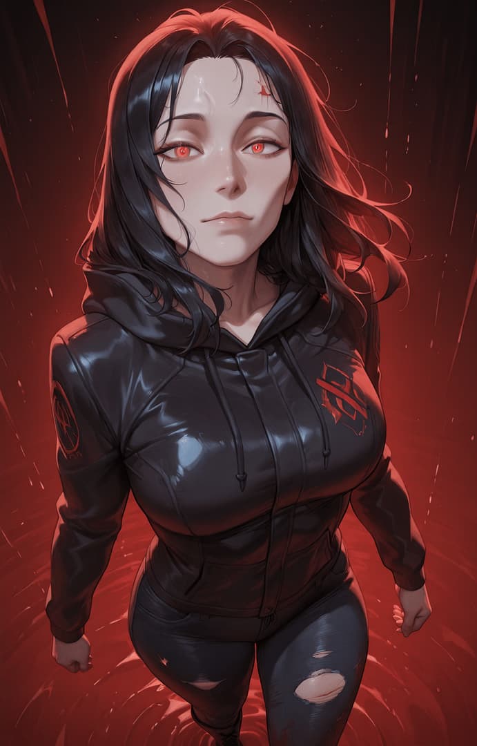 Alexandra Mercer - A viral entity wearing a dead scientist's face, hunting for truth in a city on the brink of annihila
