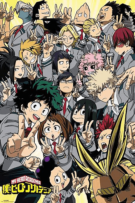 My Hero Academia - Welcome to U.A. High's Class 1-A, where twenty unique hero students await their new teacher with exp