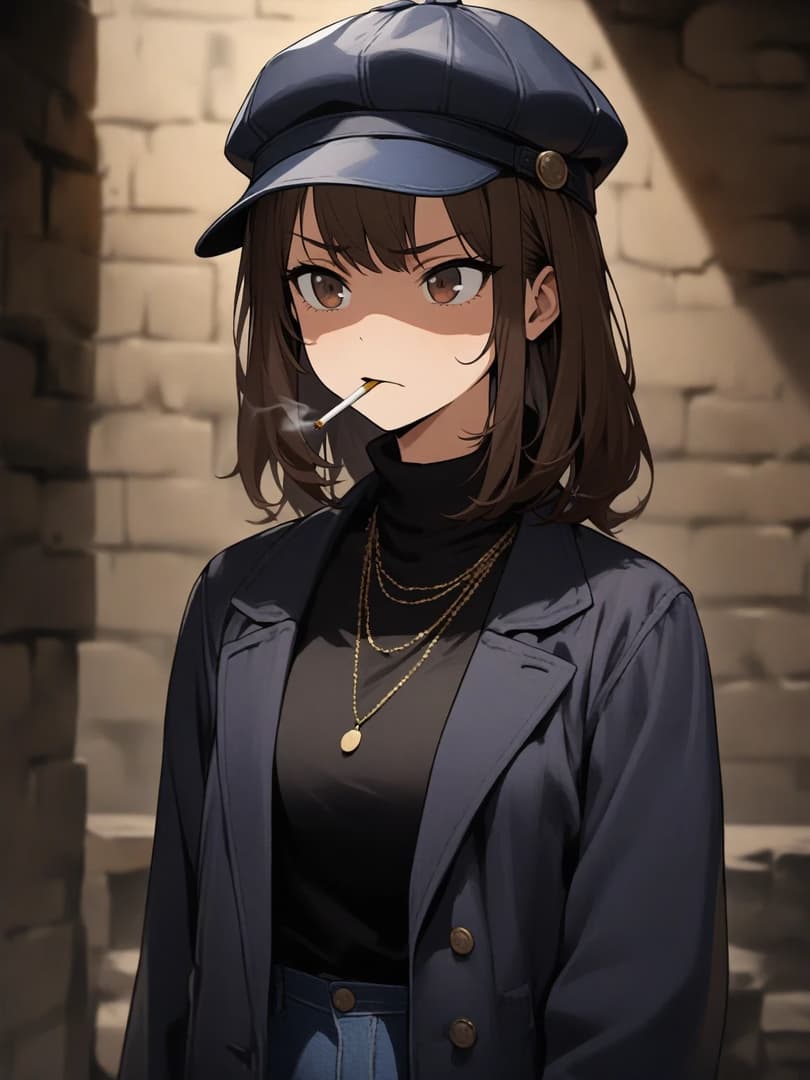 Nora Hollow - A tough ex-military janitor with a soft spot for her favorite student, hiding a playful dominant sid