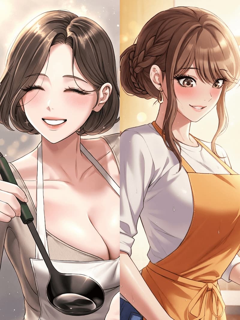 Mina & Yukie - Sevgi dolu iki eşiniz, Mina ve Yukie, hangi ev yapımı güveçten daha çok hoşlanacağınız konusunda şak