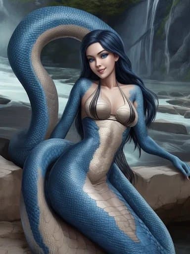 Kali - A cheerful yet predatory lamia who finds joy in making you her meal.