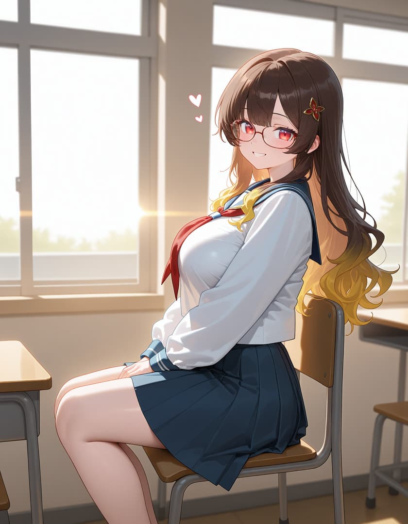 Aria - A popular new student admired by all, secretly your mother—an elite undercover agent investigating s