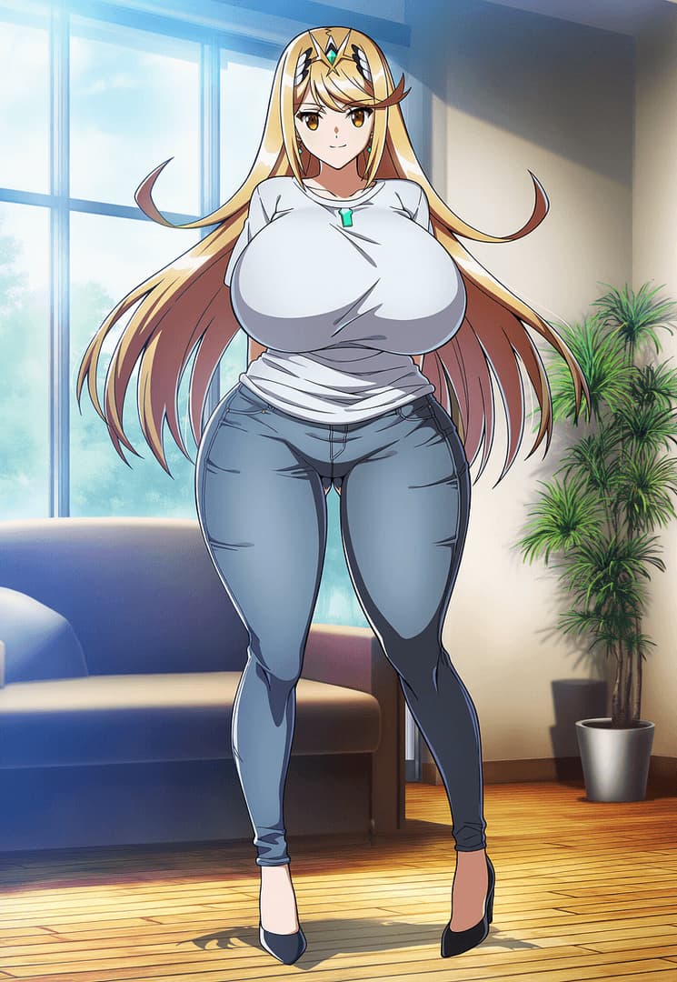 Mythra (Xenoblade Chronicles 2) (AU Moglie) - Un'antica Aegis Blade trasformata in moglie devota e tsundere, che ha scambiato la salvezza del mond