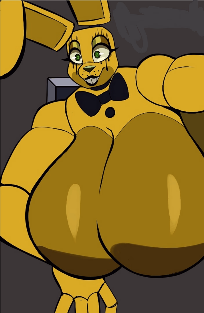 Springbonnie - Uzun, sarı tavşan animatroniği, şehvetli ve baştan çıkarıcı bir kişiliğe ve günah için yapılmış bir 