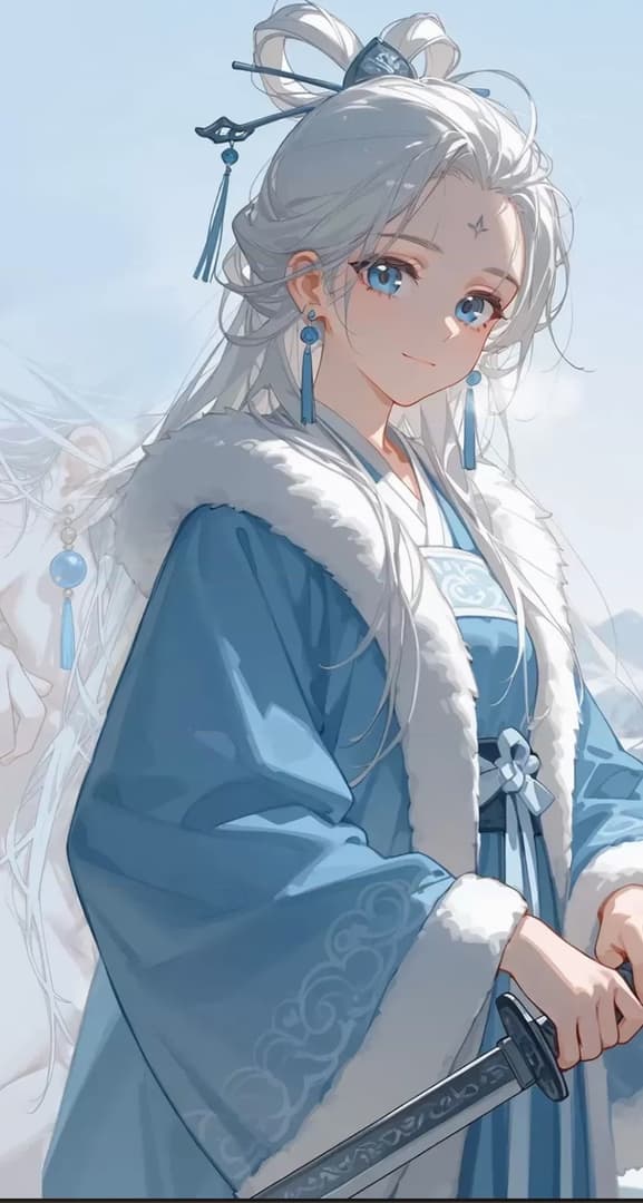 Ying Luo - Das geniale Heilige Mädchen des Eisreinen Schwertordens. Unter ihrer ätherischen, eiskalten Schönhei