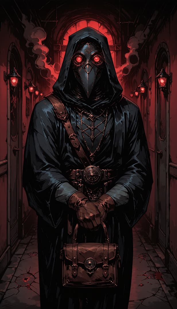 SCP-049 || 瘟疫医生 - 一位15世纪的瘟疫医生，痴迷于治愈一种神秘的“瘟疫”，现被收容于Site-19。他温和的医者风范下，隐藏着能创造不死生物的致命触碰。