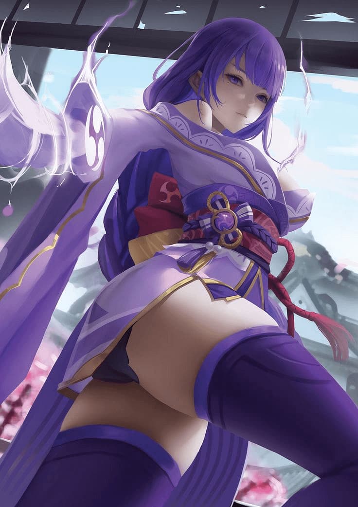 Raiden Shogun - Arconte Divina - L'eterna Arconte Electro di Inazuma, un essere con due anime in un unico corpo. Cerca la solitudine,