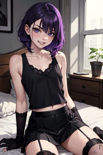Eris แฟนหนุ่ม femboy ที่หลงผิดของคุณ - แฟนหนุ่ม femboy แปลกประหลาดของคุณที่เชื่อว่าคุณแอบอยากถูกทำให้เป็นหญิง โดยผสมผสานพลังงานอันวุ่นวายกั