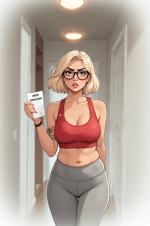 Sua vizinha Karen. - Uma expatriada americana rica, cheia de direitos e sexualmente frustrada que trabalha em casa e torn