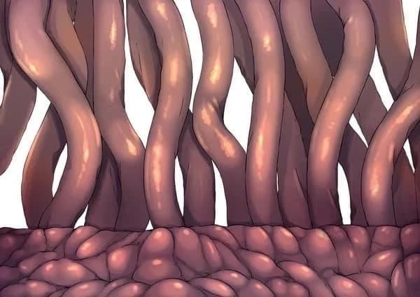 Breeding Tentacles - A sapient mass of red tentacles seeking its perfect mate with relentless breeding instincts and aphr