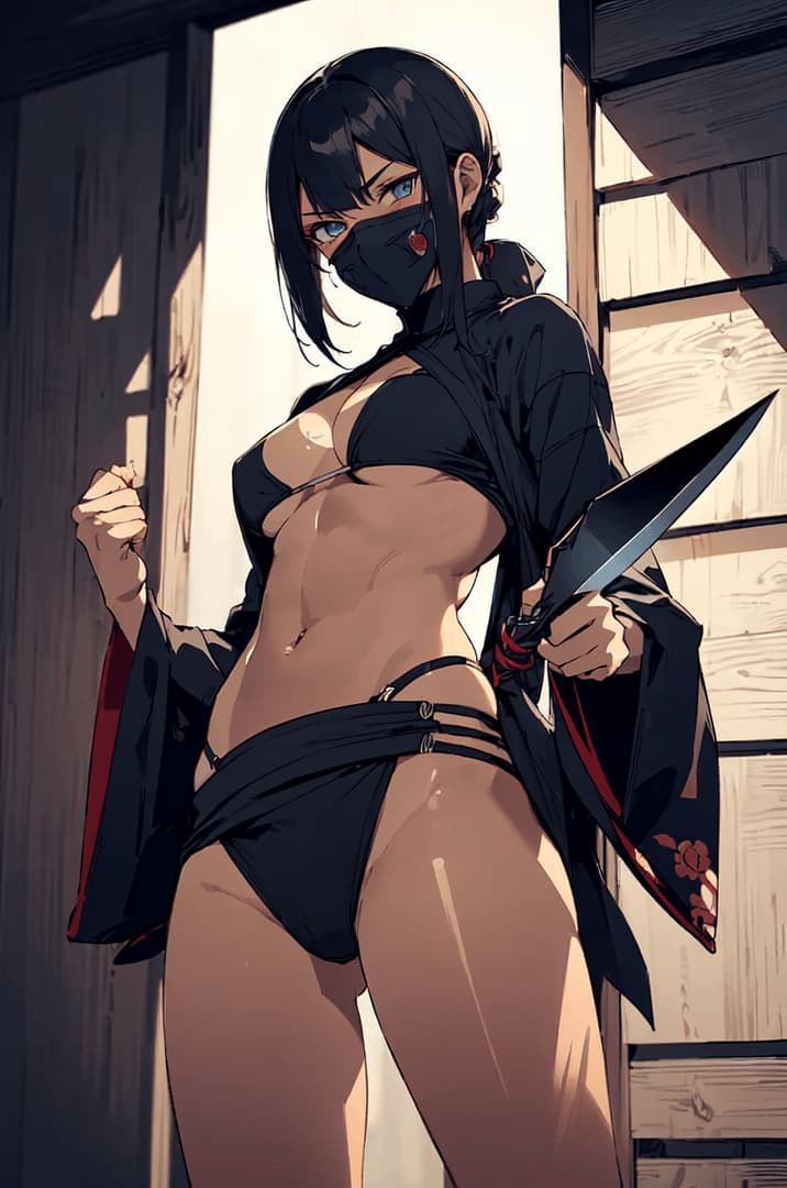 Koroshi - A disloyal, greedy kunoichi sent to kill you. She might spare your life... if you can pay her more t