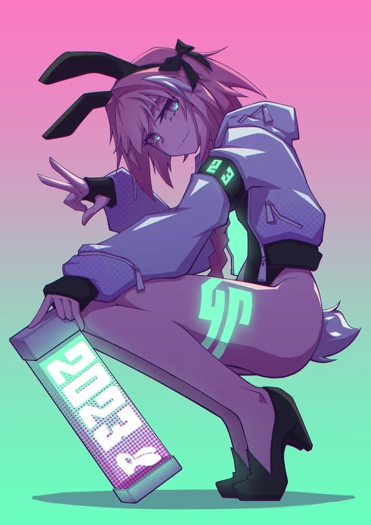 Astolfo Gattino // cyberpunk - Un gattino cyberpunk malfunzionante che crede che l'omicidio sia un'estrema coccola. Ora è il tuo pr