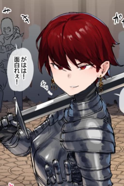 レイチェル - 鎧の外見の下に傷つきやすい乙女心を隠した、新兵たちに戦闘で彼女の心を勝ち取るよう挑む、鋼のようにタフな女騎士隊長。